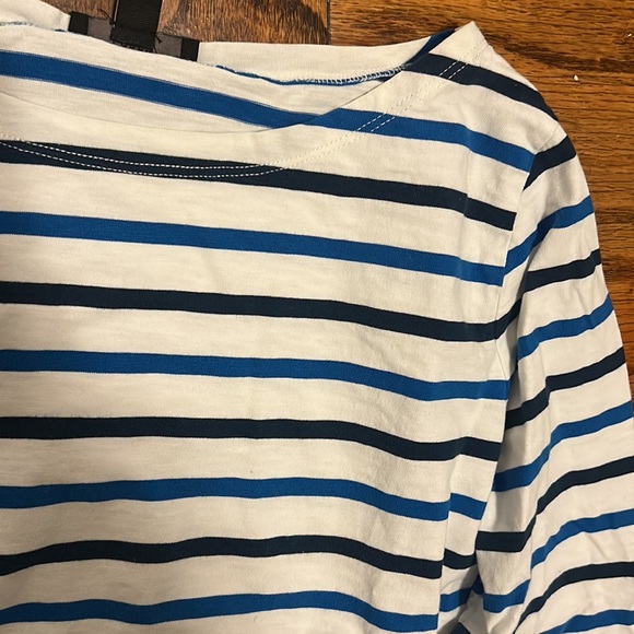 J Crew size S blue striped shirt - Picture 2 of 3